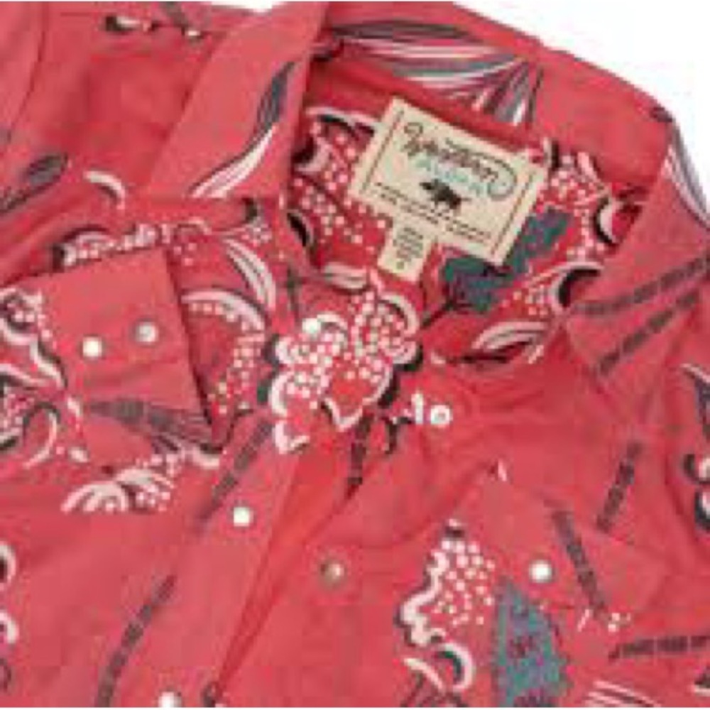 Western Aloha Shirt - Sz. L